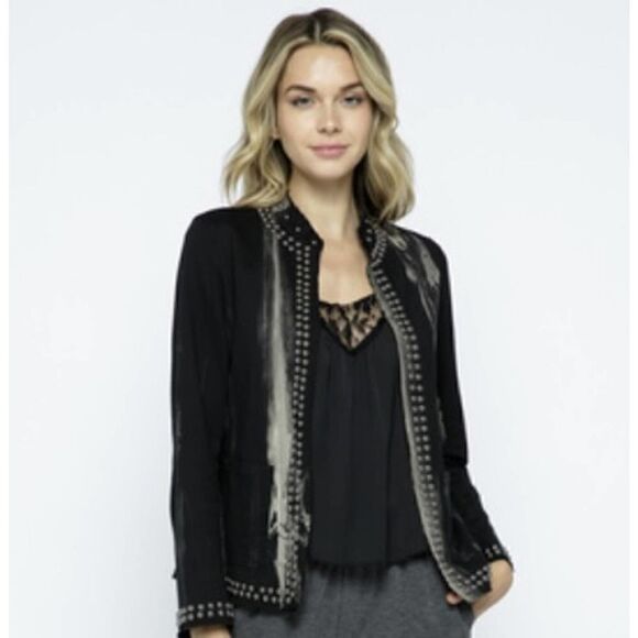 Vocal Tie-dye Jacket W/ Studs Med NWT - Picture 4 of 4